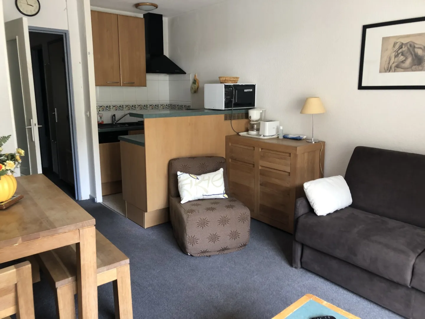 MAR C1 / Studio cabine / Gourette - pied des pistes